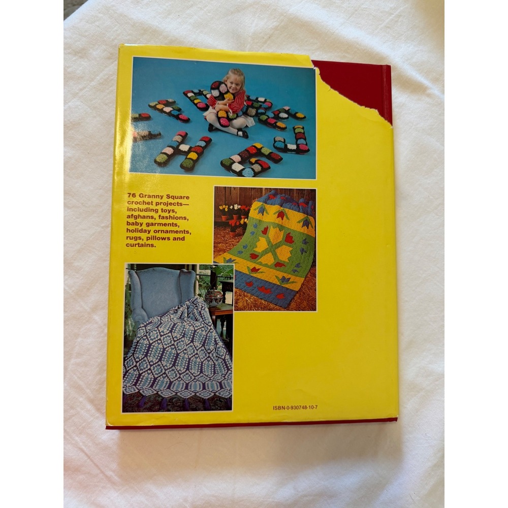 Vintage 1979 The Great Granny Crochet Book Hardcover 76 Patterns Granny Squares - Picture 11 of 11